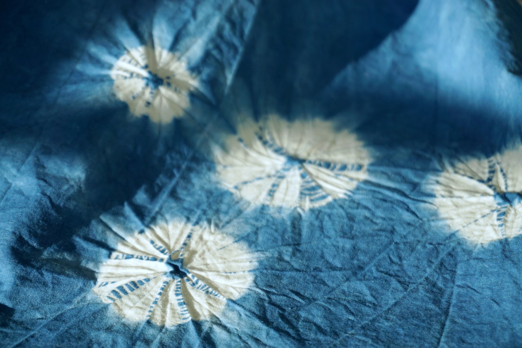 Stitched &amp; bounded shibori